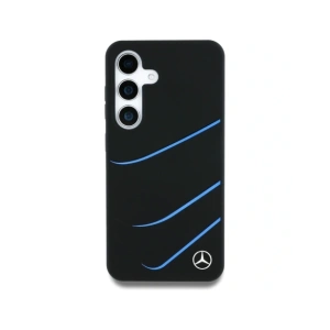 Kup Mercedes Silicon Curbe Contrastate MagSafe Samsung Galaxy S25 negru - MRS313 - {ean13} - Sklep Home Screen
