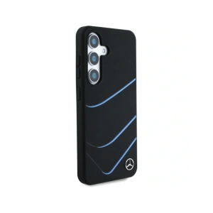 Kup Mercedes Silicon Curbe Contrastate MagSafe Samsung Galaxy S25 negru - MRS313 - {ean13} - Sklep Home Screen
