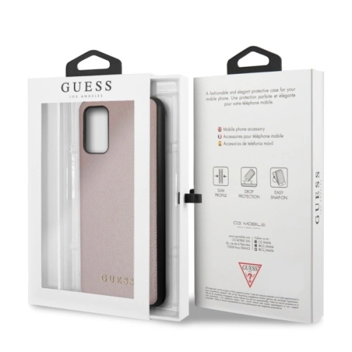 Kup Etui Guess GUHCS67IGLRG Samsung Galaxy S20+ Plus G985 rózsaszín-arany/rose gold kemény tok Irizáló - GUE491RS - {ean13} - Sklep Home Screen