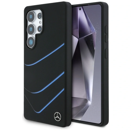 Kup Mercedes Silicona Curbe Contrastate MagSafe Samsung Galaxy S25 Ultra negru - MRS314 - {ean13} - Sklep Home Screen