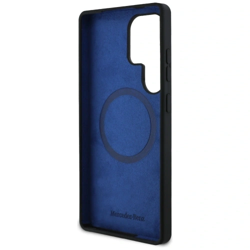Kup Etui Mercedes Silicone Contrasted Curves MagSafe do Samsung Galaxy S25 Ultra czarny - MRS314 - {ean13} - Sklep Home Screen