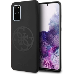 Kup Etui Guess GUHCS67LS4GBK Samsung Galaxy S20+ Plus G985 black/czarny hard case Silicone 4G Tone On Tone - GUE492BLK - {ean13} - Sklep Home Screen