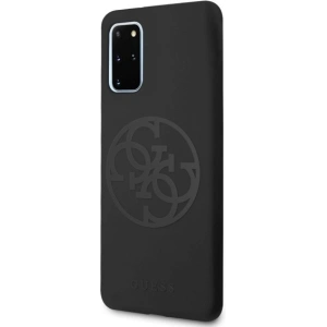 Kup Etui Guess GUHCS67LS4GBK Samsung Galaxy S20+ Plus G985 black/czarny hard case Silicone 4G Tone On Tone - GUE492BLK - {ean13} - Sklep Home Screen
