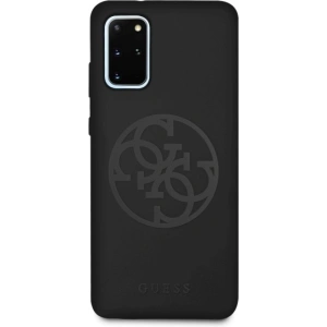 Kup Etui Guess GUHCS67LS4GBK Samsung Galaxy S20+ Plus G985 black/czarny hard case Silicone 4G Tone On Tone - GUE492BLK - {ean13} - Sklep Home Screen