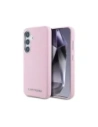 Karl Lagerfeld Saffiano Voll Umhüllt Elongiertes Metalllogo MagSafe Samsung Galaxy S25+ Plus pink