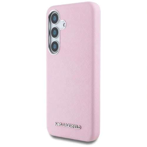 Kup Karl Lagerfeld Saffiano Voll Umhüllt Elongiertes Metalllogo MagSafe Samsung Galaxy S25+ Plus pink - KLD21937 - {ean13} - Sklep Home Screen