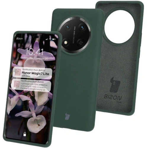 Kup Silikonové pouzdro Bizon Soft Case pro Honor Magic7 Lite tmavě zelené - BIZ8559 - {ean13} - Sklep Home Screen