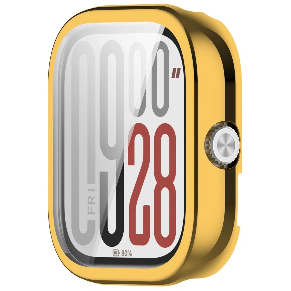 Etui z osłoną ekranu Bizon Case Watch Felipe do Xiaomi Redmi Watch 5 złote