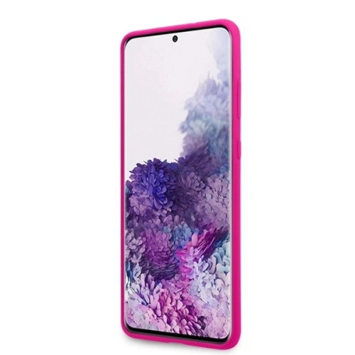 Kup Etui Guess GUHCS67LS4GFU Samsung Galaxy S20+ Plus G985 fuksja/fuchsia kemény tok Szilikon 4G Tone On Tone - GUE493FKS - {ean13} - Sklep Home Screen