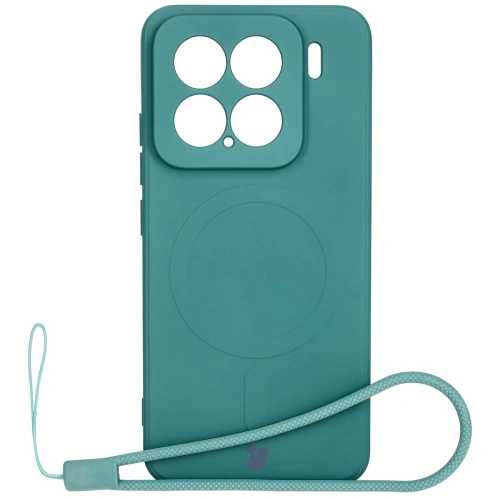 Buy Bizon Case Silicone Magnetic Sq Xiaomi 15 dark green - BIZ8568 - {ean13} - Home Screen Store Europe