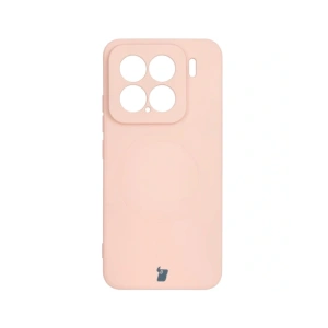 Kup Silikonowe etui z pierścieniem magnetycznym Bizon Case Silicone Magnetic Sq do Xiaomi 15 jasnoróżowe - BIZ8569 - {ean13} - Sklep Home Screen