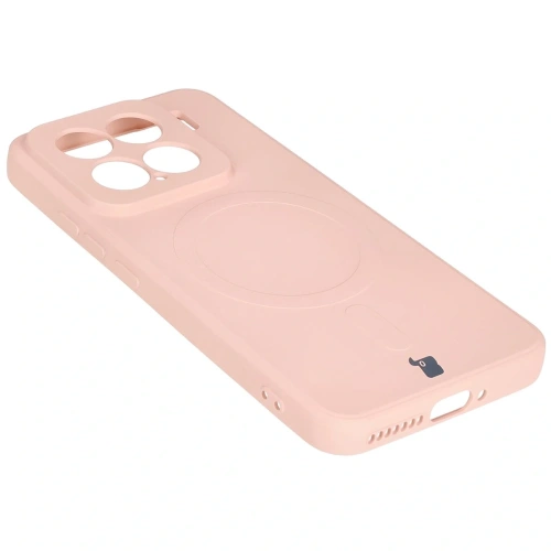 Kup Bizon Case Szilikon Magnetic Sq Xiaomi 15 világos rózsaszín - BIZ8569 - {ean13} - Sklep Home Screen