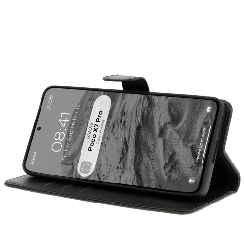 Kup Etui z klapką Bizon Case Pocket do Xiaomi Poco X7 Pro czarne - BIZ8573 - {ean13} - Sklep Home Screen