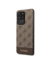 Kup Etui Guess GUHCS69G4GLBR Samsung Galaxy S20 Ultra G988 brązowy/brown hard case 4G Stripe Collection - GUE494BR - {ean13} - Sklep Home Screen