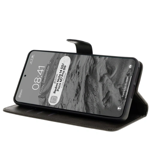 Kup Bizon Caz Pocket Xiaomi Redmi Note 14 5G / Poco M7 Pro 5G negru - BIZ8576 - {ean13} - Sklep Home Screen