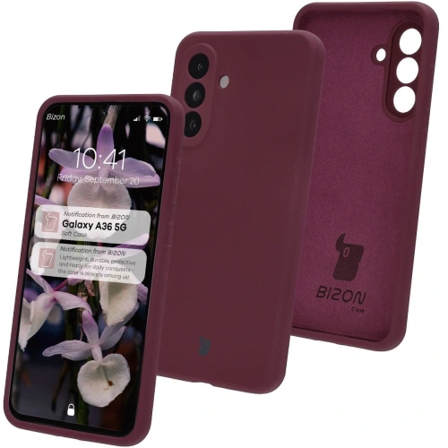 Kup Bizon Soft Case Samsung Galaxy A36 5G violet închis - BIZ8578 - {ean13} - Sklep Home Screen