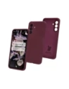 Silikonové pouzdro Bizon Soft Case pro Samsung Galaxy A36 5G tmavě fialové