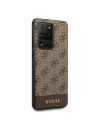 Kup Etui Guess GUHCS69G4GLBR Samsung Galaxy S20 Ultra G988 brązowy/brown hard case 4G Stripe Collection - GUE494BR - {ean13} - Sklep Home Screen