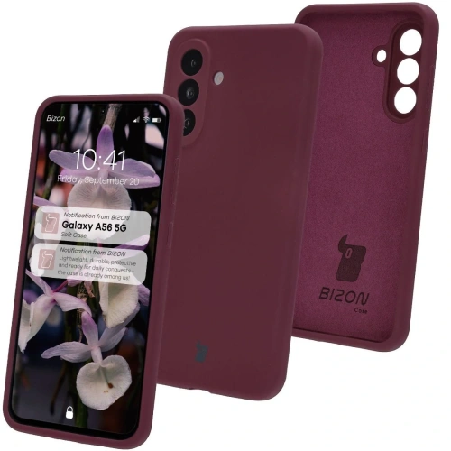 Kup Bizon Soft Case Samsung Galaxy A56 5G sötét lila - BIZ8581 - {ean13} - Sklep Home Screen