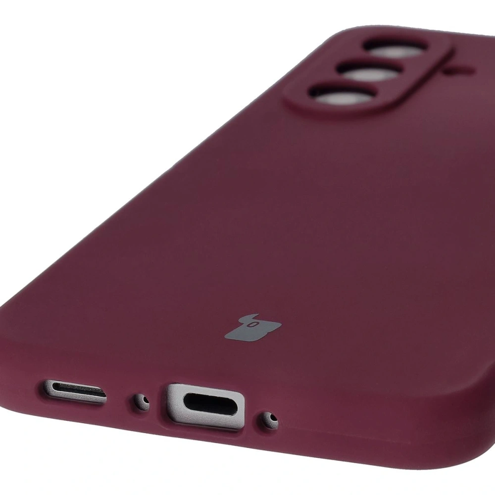Silikonowe etui Bizon Soft Case do Samsung Galaxy A56 5G ciemnofioletowe