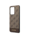 Kup Etui Guess GUHCS69G4GLBR Samsung Galaxy S20 Ultra G988 brązowy/brown hard case 4G Stripe Collection - GUE494BR - {ean13} - Sklep Home Screen