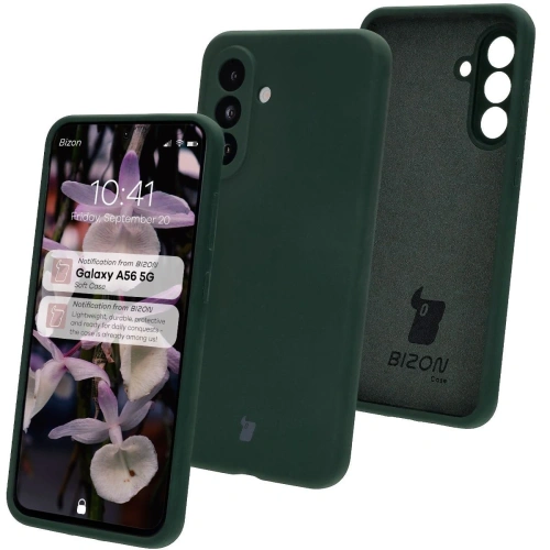 Kup Bizon Soft Case Samsung Galaxy A56 5G dunkelgrün - BIZ8583 - {ean13} - Sklep Home Screen