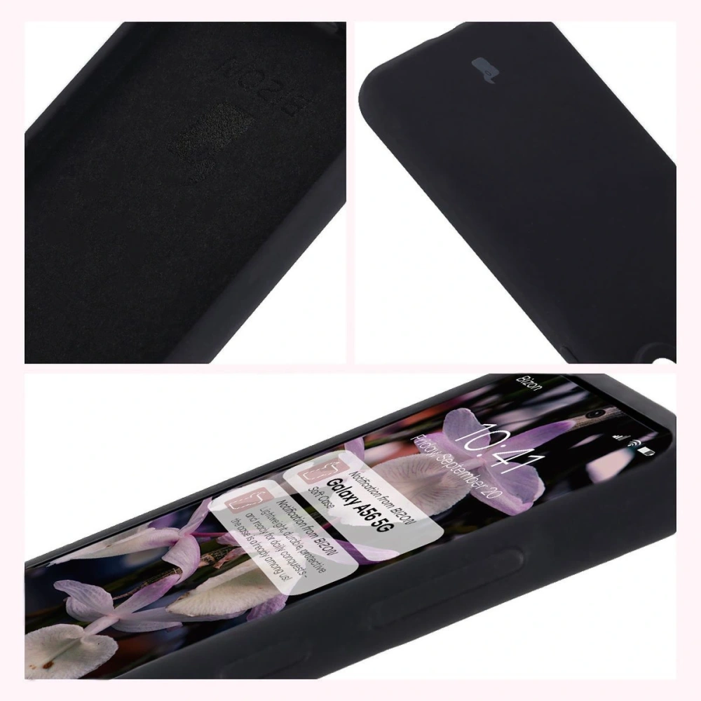 Silikonowe etui Bizon Soft Case do Samsung Galaxy A56 5G czarne