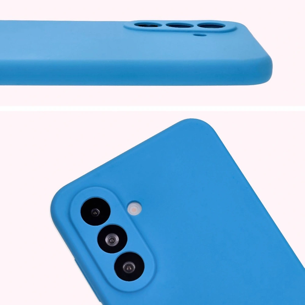 Silikonowe etui Bizon Soft Case do Samsung Galaxy A56 5G niebieskie