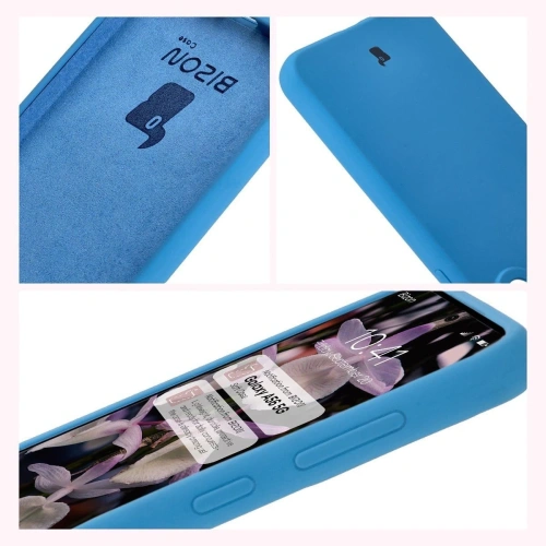 Kup Silikonowe etui Bizon Soft Case do Samsung Galaxy A56 5G niebieskie - BIZ8586 - {ean13} - Sklep Home Screen