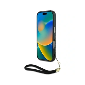 Kup Etui Guess HC IML Leopard Triangle Cord Strap do Apple iPhone 16 Pro MagSafe brązowy - GUE4360 - {ean13} - Sklep Home Screen