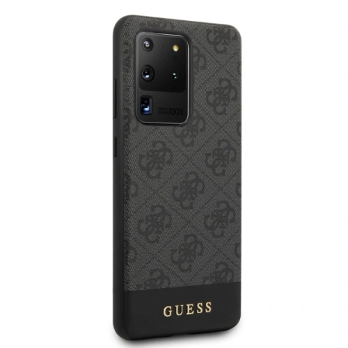 Kup Guess Samsung Gehäuse GUHCS69G4GLGR Galaxy S20 Ultra G988 grau/grau Hartschalenkoffer 4G Stripe Collection - GUE495GRY - {ean13} - Sklep Home Screen