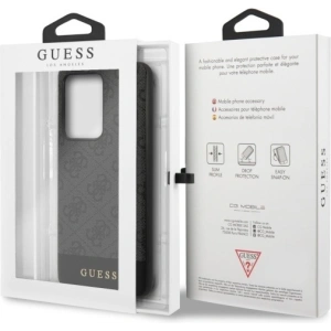 Kup Etui Guess GUHCS69G4GLGR Samsung Galaxy S20 Ultra G988 szary/grey hard case 4G Stripe Collection - GUE495GRY - {ean13} - Sklep Home Screen