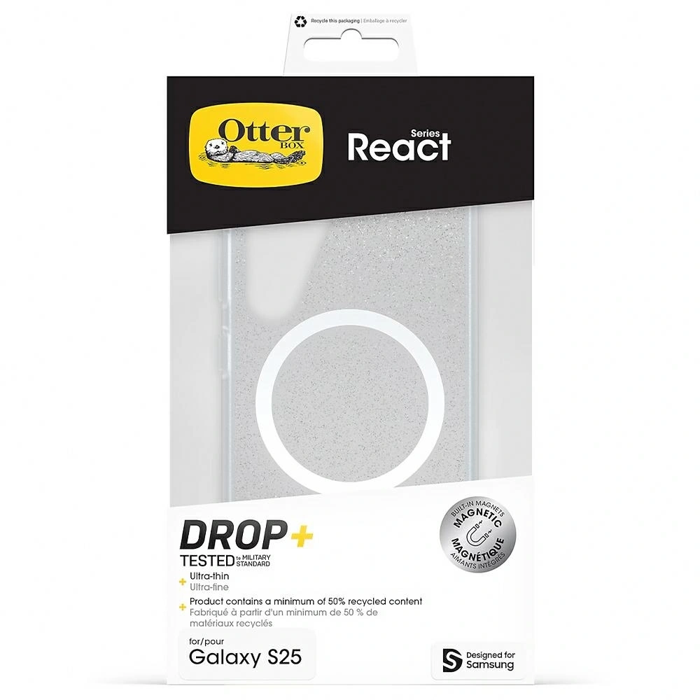 Etui Samsung Otterbox React Magnet do Galaxy S25 stardust