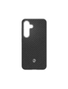 Etui Samsung Spigen Enzo Aramid Magnet do Galaxy S25+ Plus czarno-srebrny