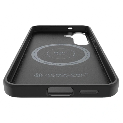 Kup Etui Samsung Spigen Enzo Aramid Magnet do Galaxy S25+ Plus czarno-srebrny - SMG1291 - {ean13} - Sklep Home Screen