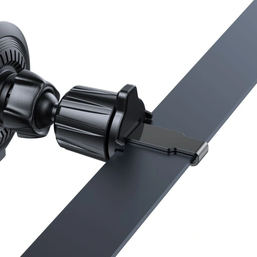 Kup Uchwyt samochodowy na kokpit / szybę / do kratki z ładowarką 15W + 2x blaszki magnetyczne Tech-Protect MM15W-V4 Magnetic MagSafe Dashboard & Vent Car Mount Wireless Charger 15W Black - THP3910 - {ean13} - Sklep Home Screen