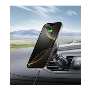 Kup Tech-protect Mm15w-v4 Magnetic Magsafe Dashboard & Vent Car Mount Wireless Charger 15w Black - THP3910 - {ean13} - Sklep Home Screen