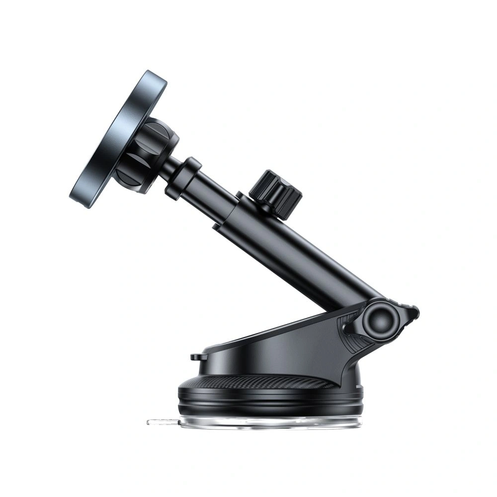 Uchwyt samochodowy na kokpit / szybę / do kratki z ładowarką 15W + 2x blaszki magnetyczne Tech-Protect MM15W-V5 Magnetic MagSafe Dashboard & Vent Car Mount Wireless Charger 15W Black