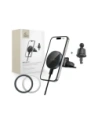 Kup Uchwyt automobilní pro mřížku / pro CD zásuvku s nabíječkou 15W + 2x magnetické destičky Tech-Protect MM15W-V5 Magnetic MagSafe CD & Vent Car Mount Wireless Charger 15W Černý - THP3913 - {ean13} - Sklep Home Screen