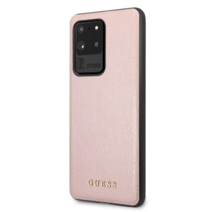 Kup Etui Guess GUHCS69IGLRG Samsung Galaxy S20 Ultra G988 różowo-złoty/rose gold hard case Iridescent - GUE497RS - {ean13} - Sklep Home Screen