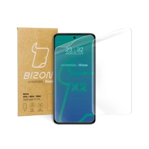 Buy Bizon Glass Hydrogel Front Motorola Moto G14 / G54 / G55 / G84 [2 PACK] - BIZ8588 - {ean13} - Home Screen Store Europe