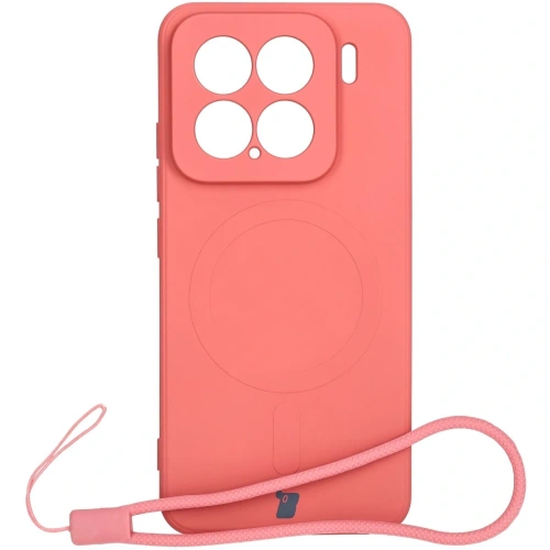 Kup Silikonový obal s magnetickým kroužkem Bizon Case Silicone Magnetic Sq pro Xiaomi 15 v barvě špinavě růžové - BIZ8592 - {ean13} - Sklep Home Screen