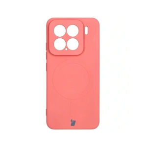 Kup Silikonowe etui z pierścieniem magnetycznym Bizon Case Silicone Magnetic Sq do Xiaomi 15 brudnoróżowe - BIZ8592 - {ean13} - Sklep Home Screen