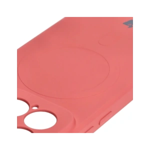Kup Silikonowe etui z pierścieniem magnetycznym Bizon Case Silicone Magnetic Sq do Xiaomi 15 brudnoróżowe - BIZ8592 - {ean13} - Sklep Home Screen