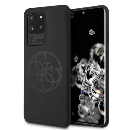 Kup Etui Guess GUHCS69LS4GBK Samsung Galaxy S20 Ultra G988 negru/czarny hard case Silicon 4G Ton pe Ton - GUE498BLK - {ean13} - Sklep Home Screen
