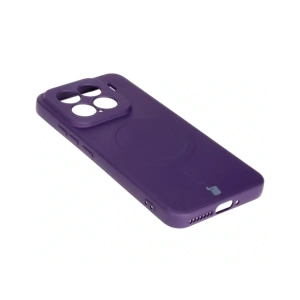 Kup Silikonowe etui z pierścieniem magnetycznym Bizon Case Silicone Magnetic Sq do Xiaomi 15 śliwkowe - BIZ8593 - {ean13} - Sklep Home Screen