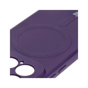 Kup Silikonowe etui z pierścieniem magnetycznym Bizon Case Silicone Magnetic Sq do Xiaomi 15 śliwkowe - BIZ8593 - {ean13} - Sklep Home Screen