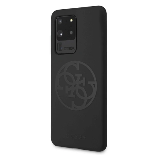 Kup Guess Samsung Fall GUHCS69LS4GBK Galaxy S20 Ultra G988 schwarz/schwarz harten Fall Silikon 4G Tone On Tone - GUE498BLK - {ean13} - Sklep Home Screen