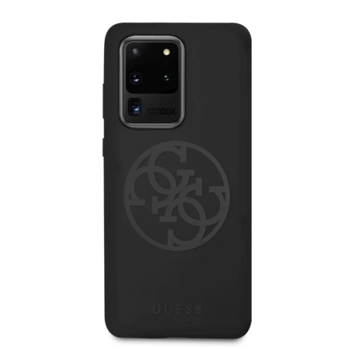Kup Guess Samsung Fall GUHCS69LS4GBK Galaxy S20 Ultra G988 schwarz/schwarz harten Fall Silikon 4G Tone On Tone - GUE498BLK - {ean13} - Sklep Home Screen