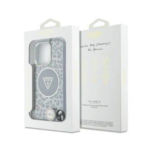 Kup Etui Guess HC IML Leopard Triangle Cord Strap do Apple iPhone 16 Pro Max MagSafe czarny - GUE4363 - {ean13} - Sklep Home Screen